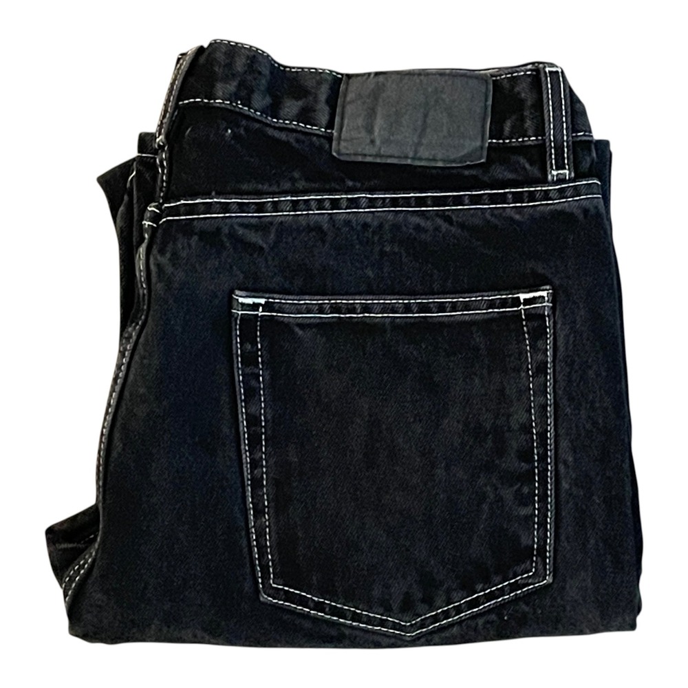 BDG Urban Outfitter 32x30 Men Black Carpenter Jeans Skate Fit Contrast Stitching